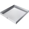 VEVOR 32 x 32 x 2.5 Inch Washing Machine Pan 18 GA Thickness 304 Stainless Steel Heavy Duty Compact Washer Drip Tray with Drain Hole & Hose Adapter
