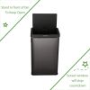 Better Homes & Gardens 13.7 gal Touchless Dual Sensor Kitchen Garbage Can with Stay Open Lid, Black