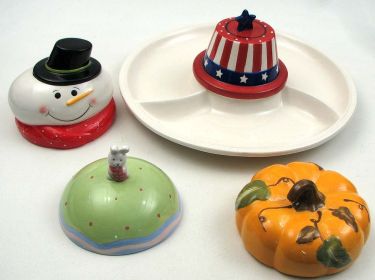 4 Season Ceramic Chip N Dip Set